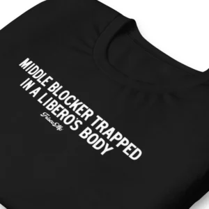 Alternative view of Middle Blocker Trapped Tee